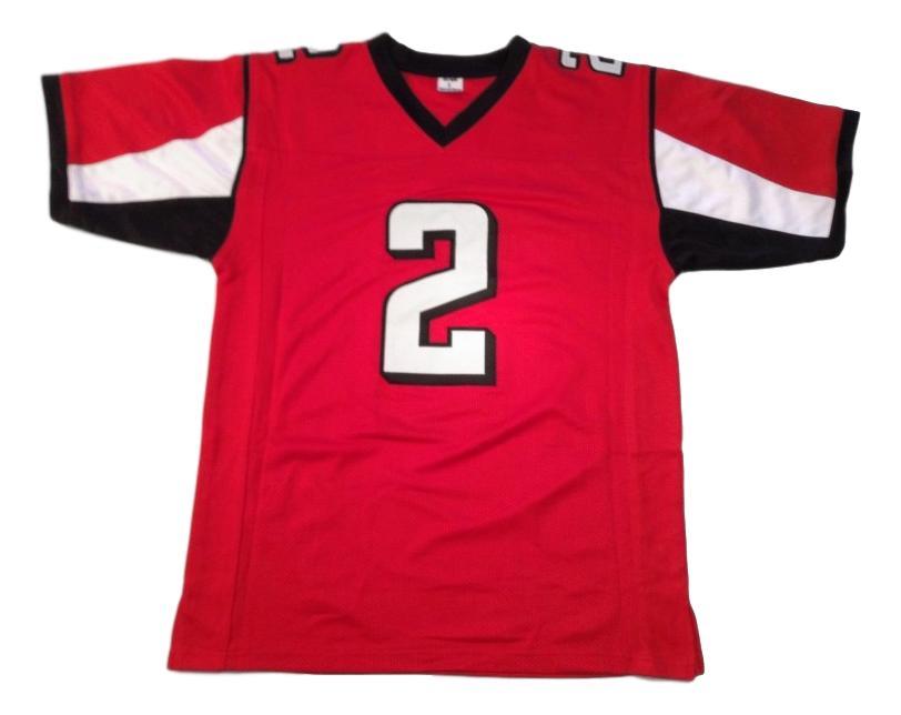 Matt Ryan CUSTOM STITCHED Unsigned Football Jersey Red
