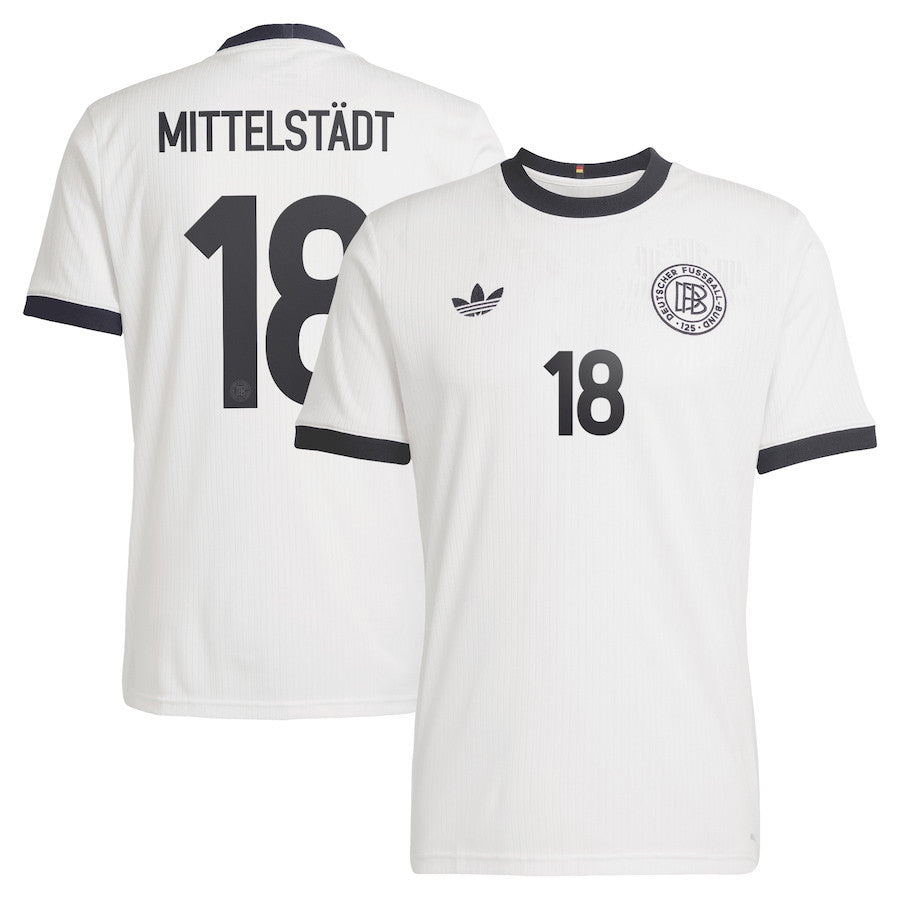 Maximilian Mittelstädt 18 Germany National Team 125th Anniversary Men Jersey – White
