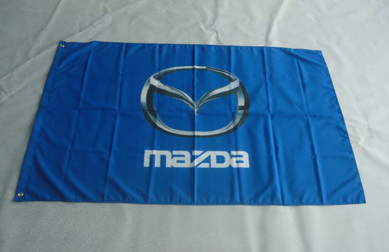 Mazda Car Racing Flag 3X5 Ft Polyester Banner USA 90x150cm