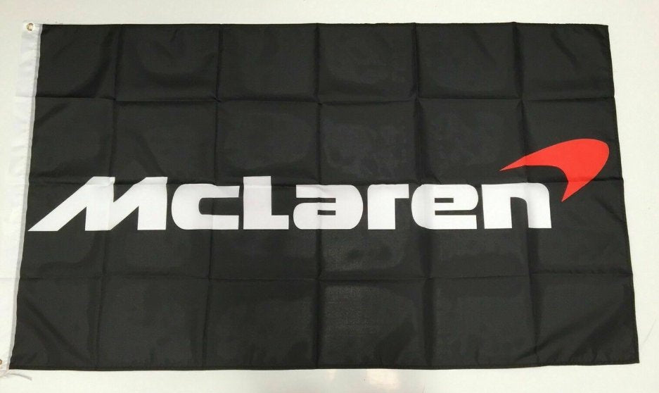 Mclaren Banner Flag - Car Formula 1 Racing Super Mechanic Workshop Man Cave 3x5ft
