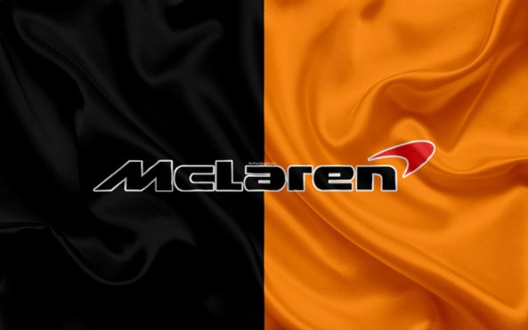 Mclaren Flag Black Orange 3X5 Ft Polyester Banner USA 90x150cm