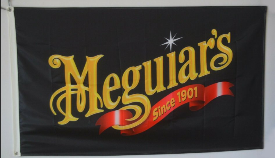 Meguiars Automotive Car Flag 3X5 Ft Polyester Banner USA 90x150cm