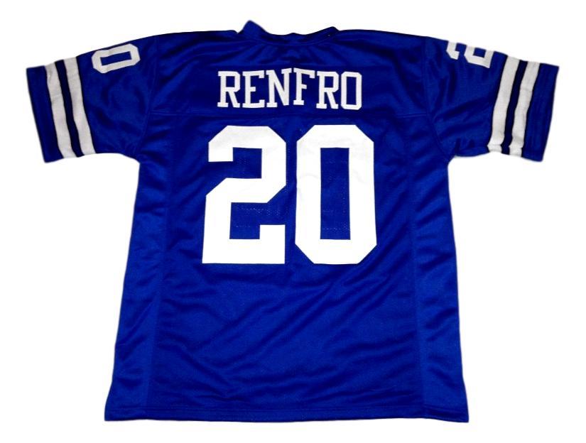 Mel Renfro CUSTOM STITCHED Unsigned Football Blue Jersey