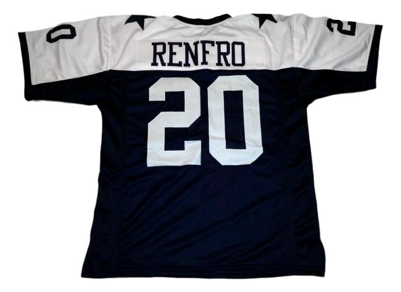 Mel Renfro CUSTOM STITCHED Unsigned Football Jersey Blue
