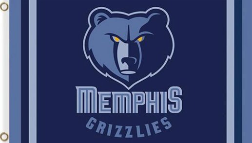 Memphis Grizzlies Custom Flag 3X5Ft Polyester Banner USA Digital Print