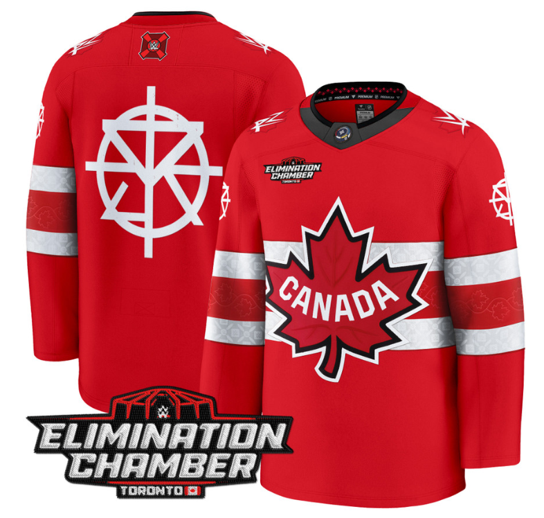 Men Seth Rollins Jersey Elimination Chamber Toronto 2025 Premium Stitched Red