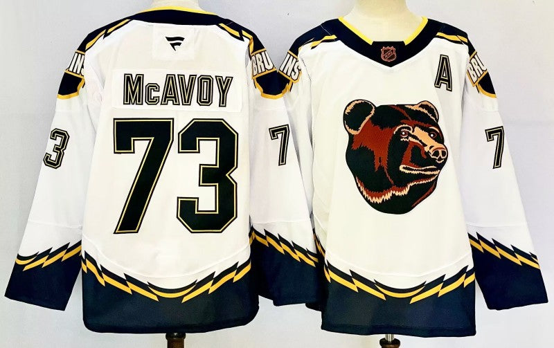 Men's Boston Bruins #73 Charlie McAvoy Jersey Stitched