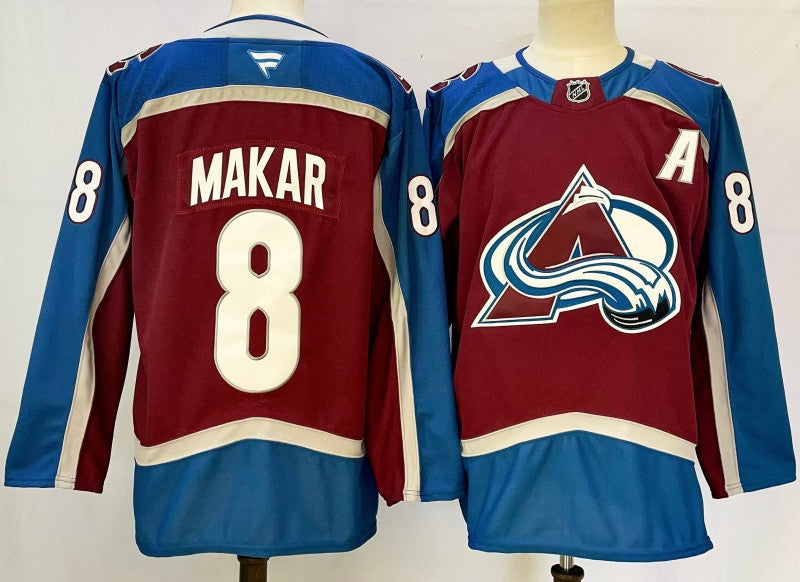 Men's Colorado Avalanche #8 Cale Makar Jersey Stitched