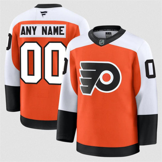 Men's Custom Philadelphia Flyers Jersey Name, Number 2025 Home Orange