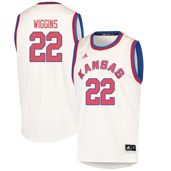 Men's #35 Zuby Ejiofor Jersey Kansas Jayhawks College Basketball Jerseys White