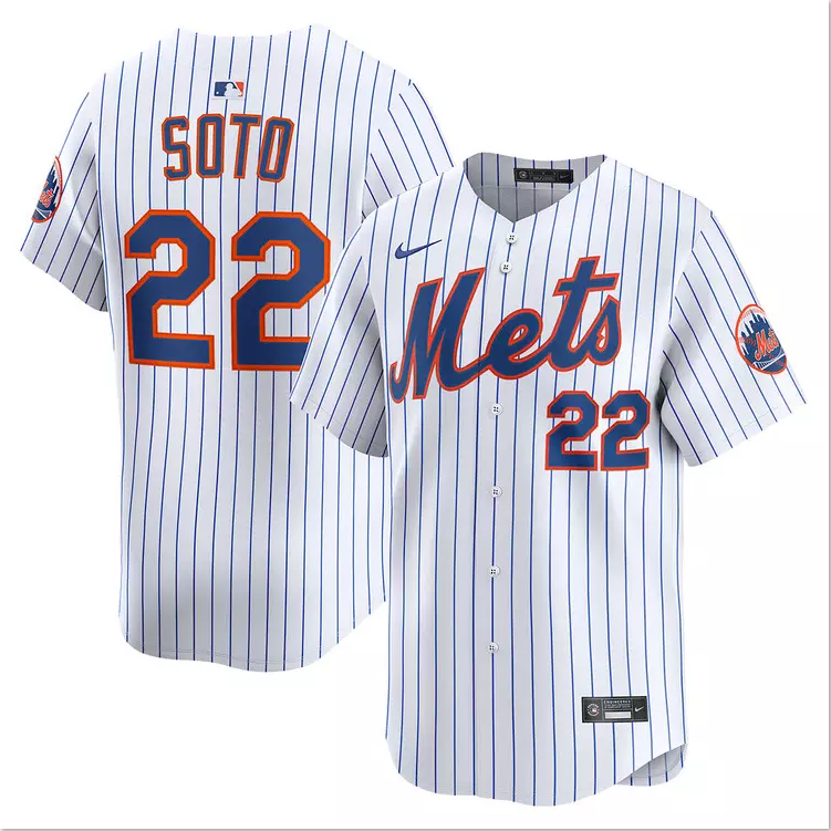 Men's #22 Juan Soto White Home Limited All Stitched Jersey