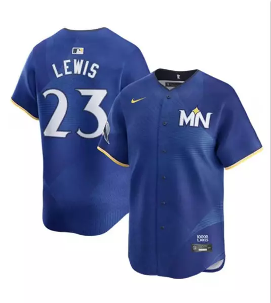 Men's #23 Royce Lewis Royal City Connect Limited All Stitched Jersey
