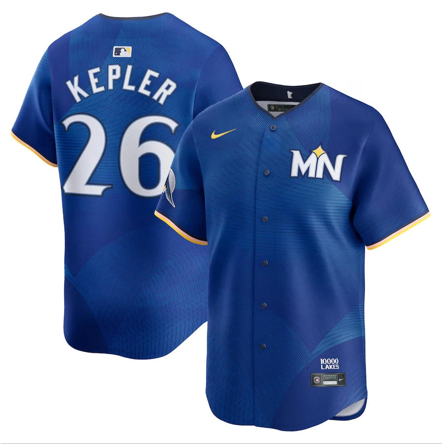 Men's #26 Max Kepler Royal City Connect Limited All Stitched Jersey