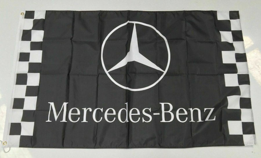 Mercedes Benz Flag - Car Mechanic Workshop Man Cave Kompressor 3x5ft