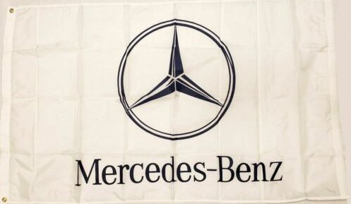 Mercedes Benz Flag AMG White 3X5 Ft Polyester Banner USA 90x150cm