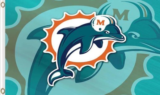 Miami Dolphins Club US Flag 3X5 Ft Polyester Banner USA 90x150cm