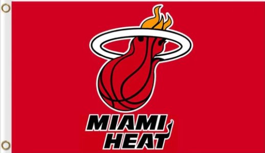 Miami Marlins Miami Heat flag 3X5Ft Banner USA Polyester with Brass Grommets