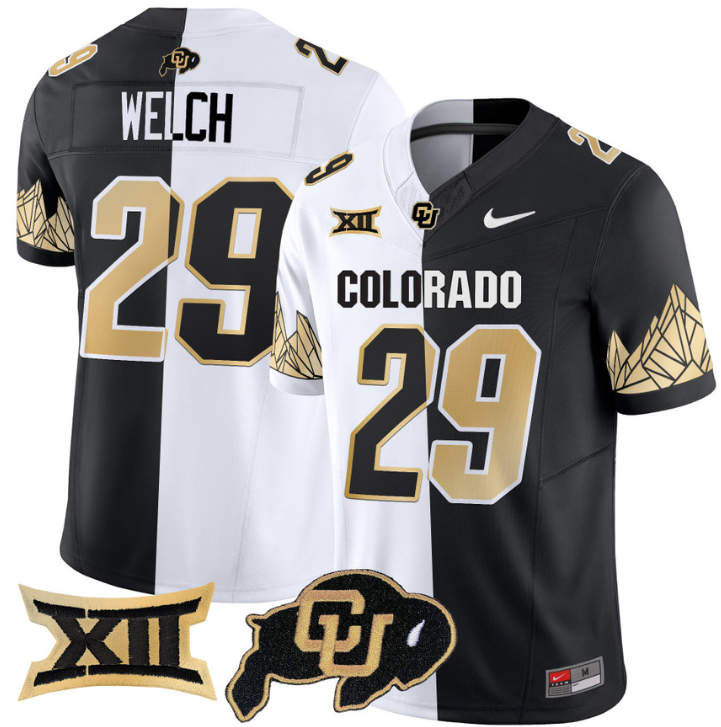 Micah Welch Jersey #29 Colorado Buffaloes Vapor Limited Football Stripeout