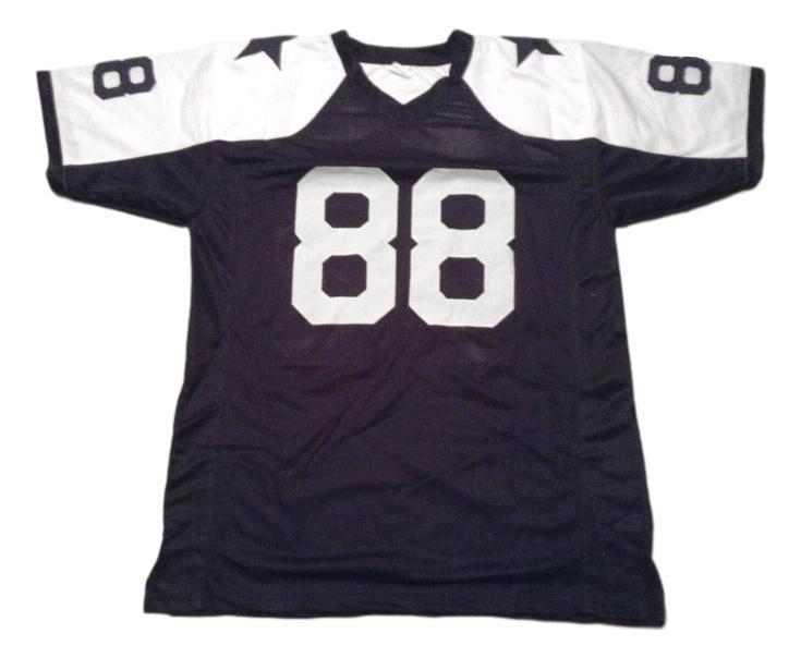 Michael Irvin CUSTOM STITCHED Unsigned Football Jersey Blue