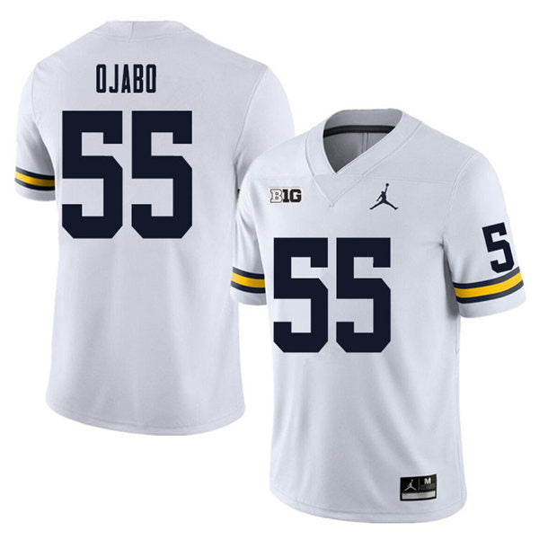 Michigan Wolverines David Ojabo Jersey #55 College Football Game White