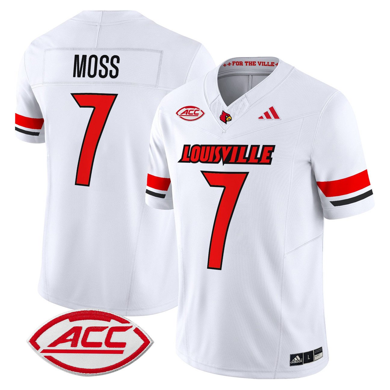 Miller Moss Jersey #7 Louisville Cardinals 2025 Vapor Limited Stitched