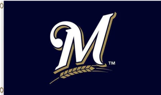 Milwaukee Brewers Club Flag 3X5Ft Banner USA Polyester with Brass Grommets
