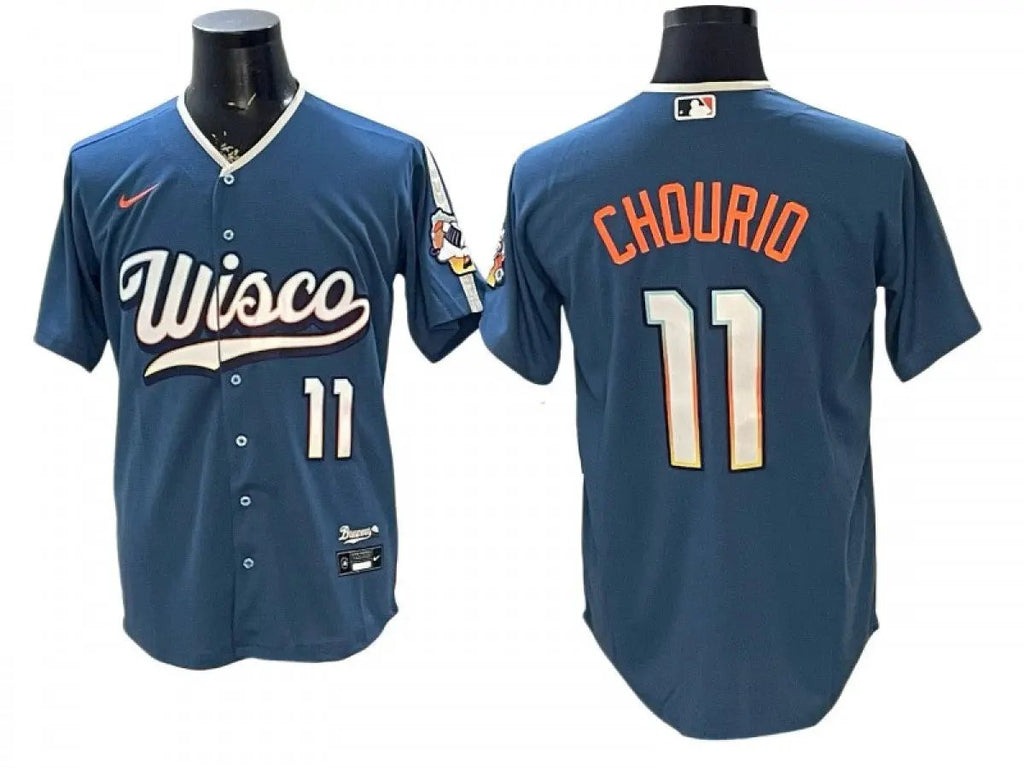 Milwaukee Brewers #11 Jackson Chourio 2026 City Connect Limited Jersey - Blue