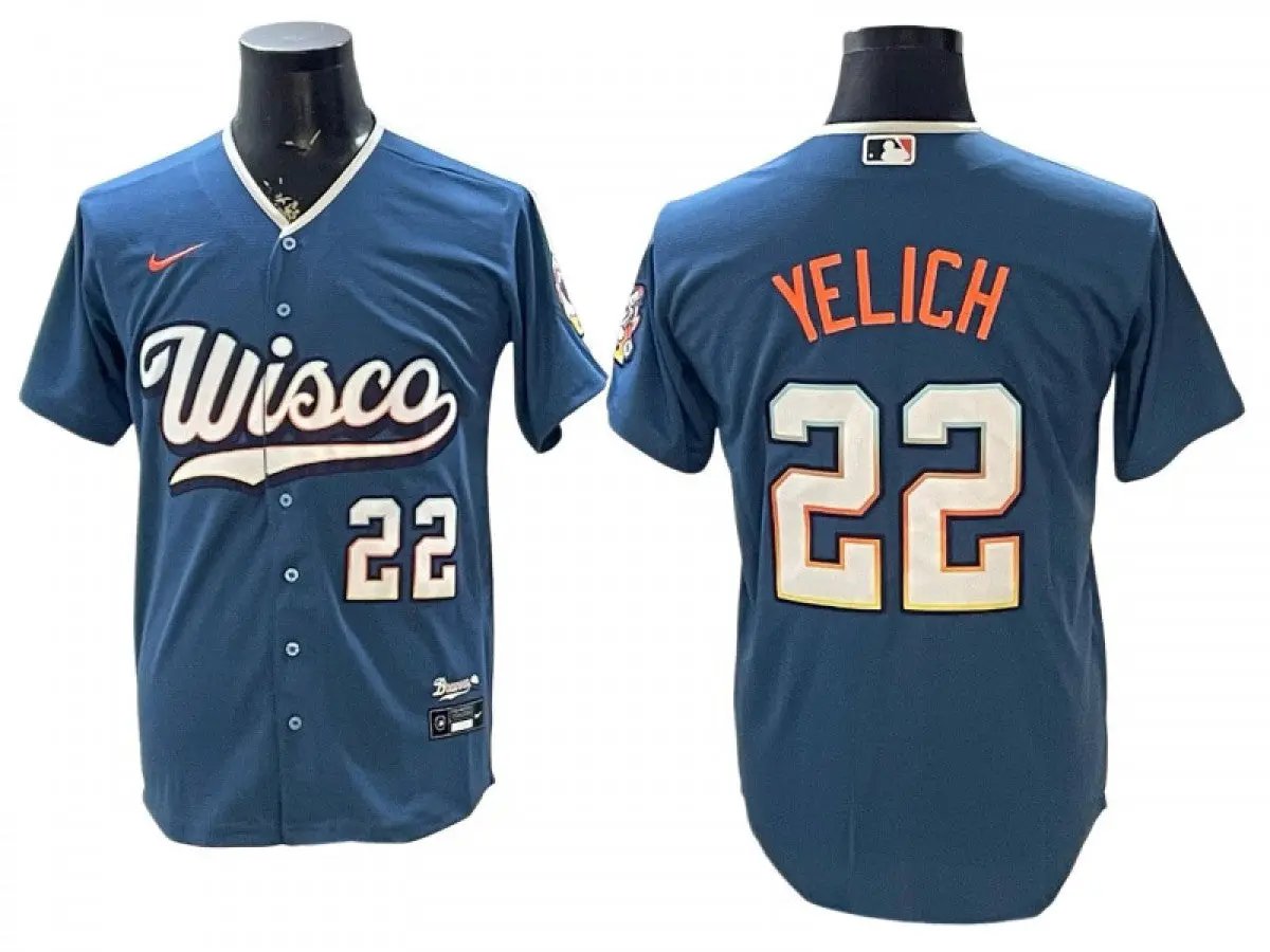 Milwaukee Brewers #22 Christian Yelich 2026 City Connect Limited Jersey - Blue