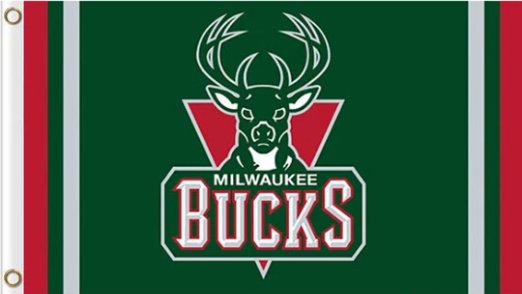 Milwaukee Bucks Club US Team Flag 3X5Ft Polyester Banner USA Digital Print