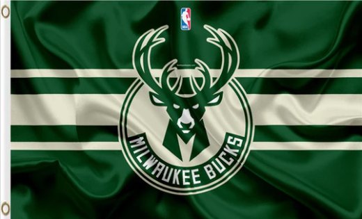 Milwaukee Bucks Flag 3X5Ft Polyester Banner USA Digital Print