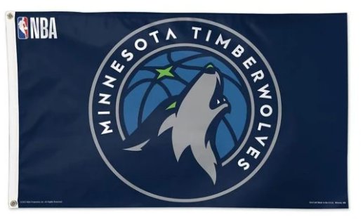 Minnesota Timberwolves Team US Sport Basketball Flag 3X5Ft Polyester Banner USA Digital Print
