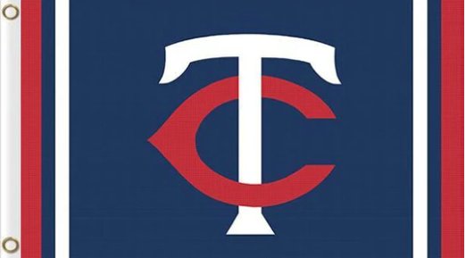 Minnesota Twins Custom US Flag 3X5Ft Banner USA Polyester with Brass Grommets