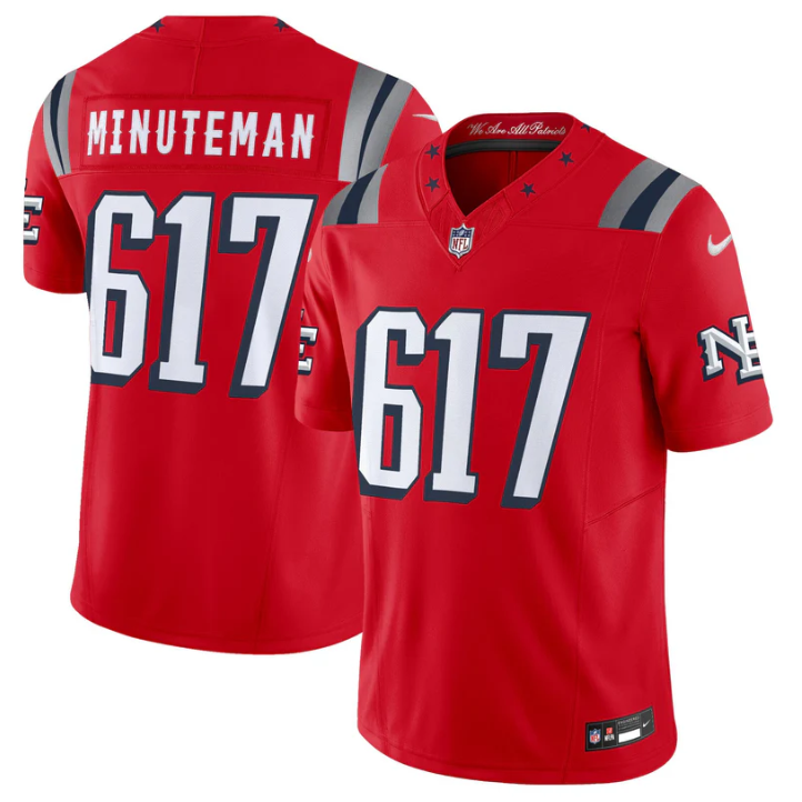 Minuteman Jersey #617 Rivalries 2025 Vapor Football Limited Stitched