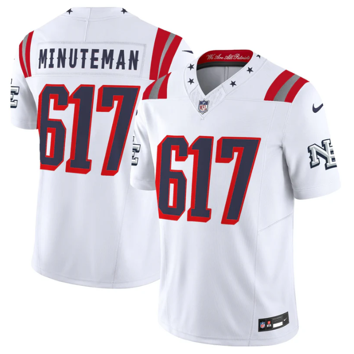 Minuteman Jersey #617 Rivalries 2025 Vapor Football Limited Stitched