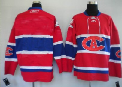 Montreal Canadiens Customized Red CA Jersey