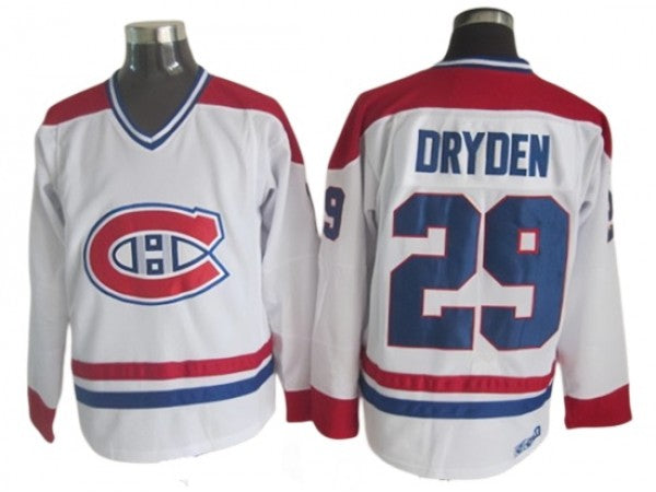 Montreal Canadiens #29 Ken Dryden Vintage CCM Jersey - White
