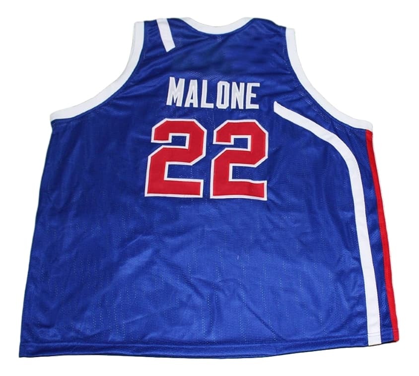 Moses Malone Jersey #22 Utah Stars Basketball Blue