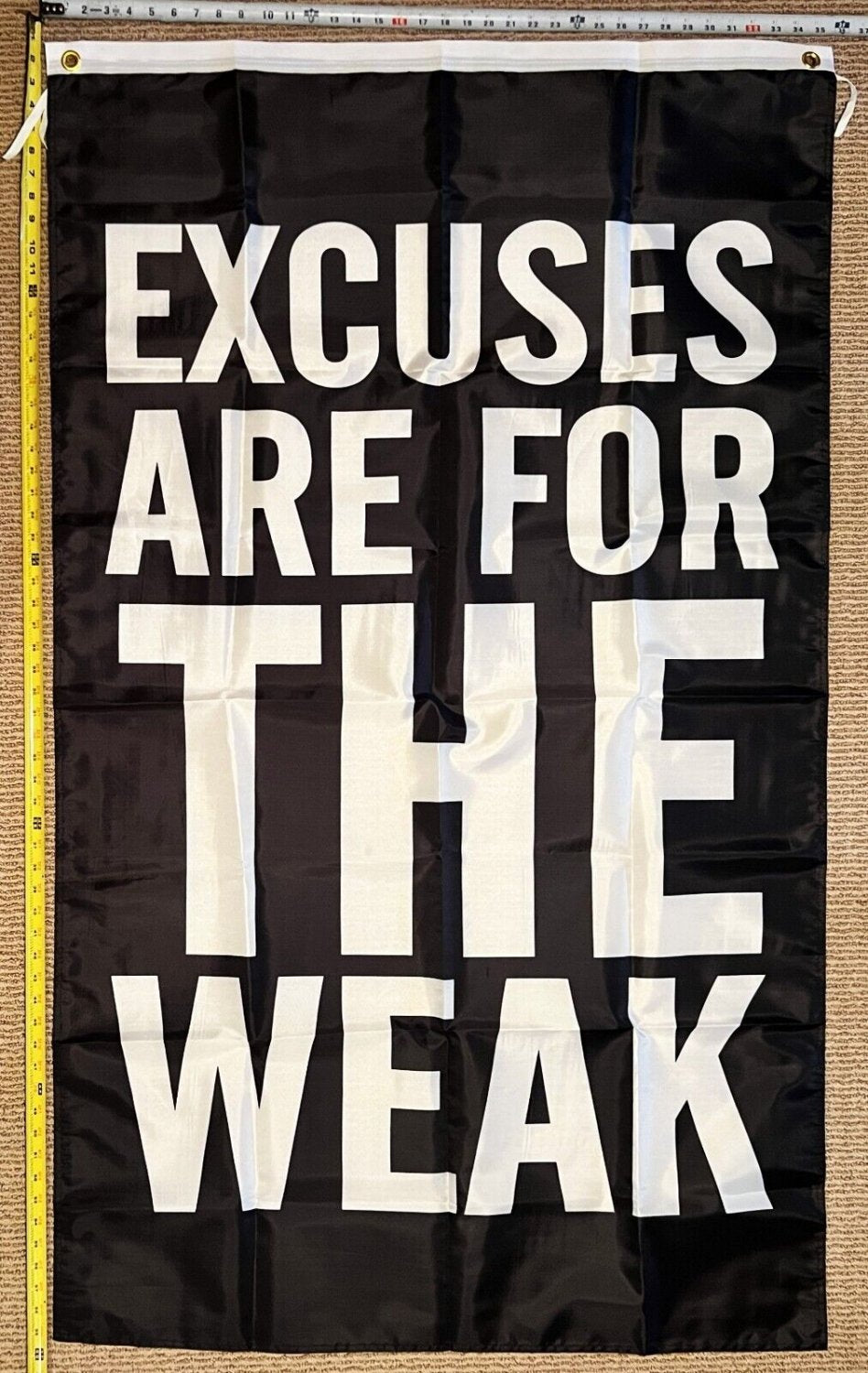 Motivation Flag 1 Gym Workout Hard Work Sign America Beer USA 3x5' 3