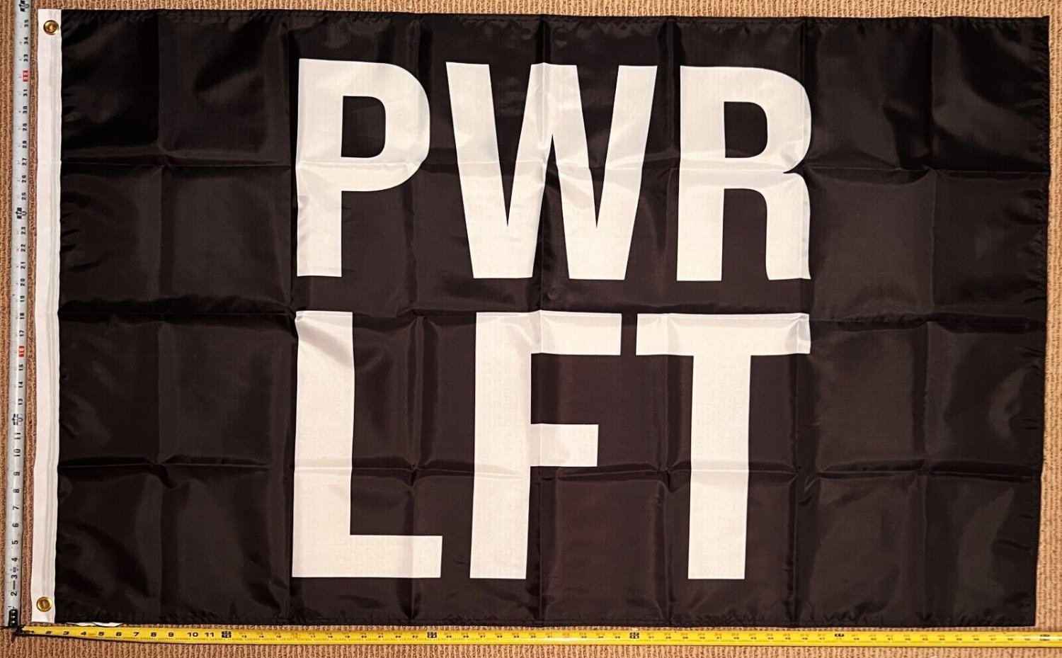 Motivation Flag Nobody Cares Work Harder 19 Gym Banner Sign 3x5'