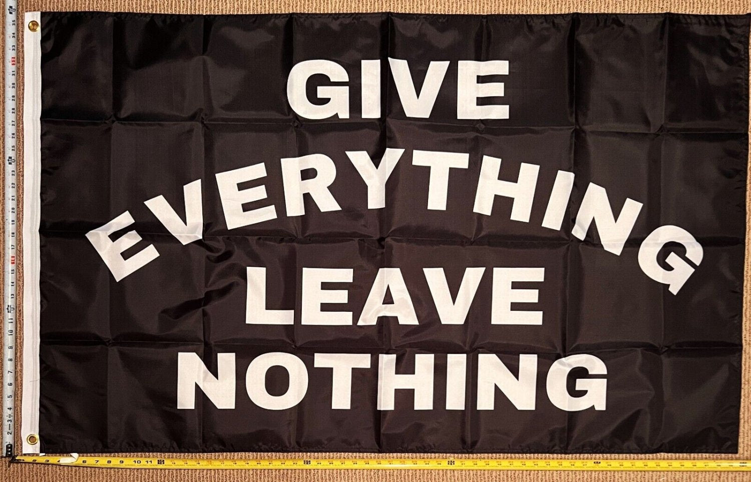 Motivation Flag Nobody Cares Work Harder Gym Banner Sign 3x5'