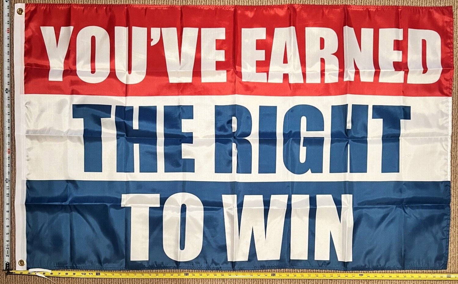 Motivation Flag d Gym Workout Hard Work Sign America Beer USA 3x5'