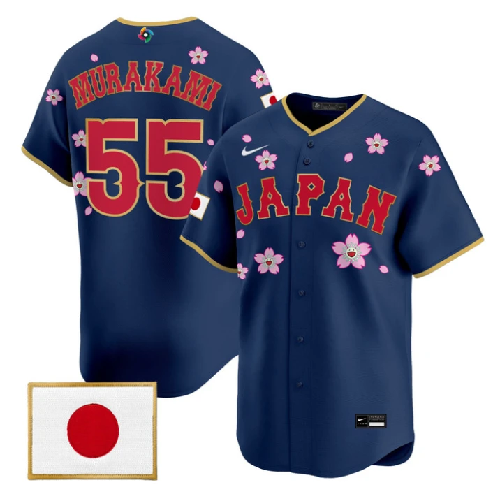 Munetaka Murakami Jersey #55 Team Japan World Baseball 2026 Takashi Murakami