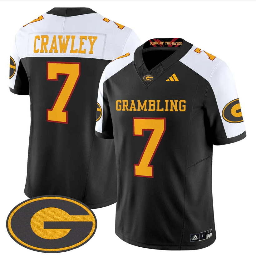 Myles Crawley Jersey #7 Grambling Tigers 2025 Vapor Limited Stitched