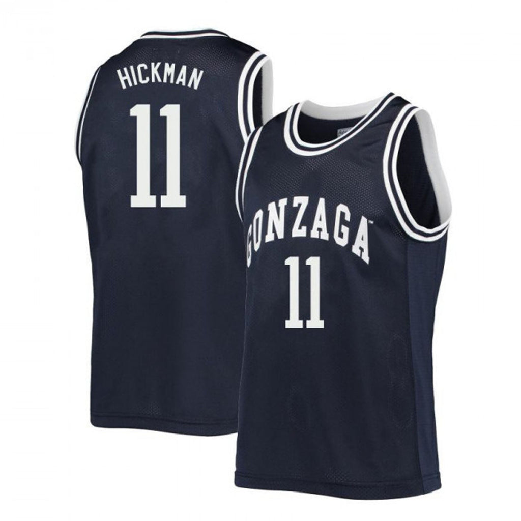 Nolan Hickman Jersey Gonzaga Bulldogs College Basketball Navy #111