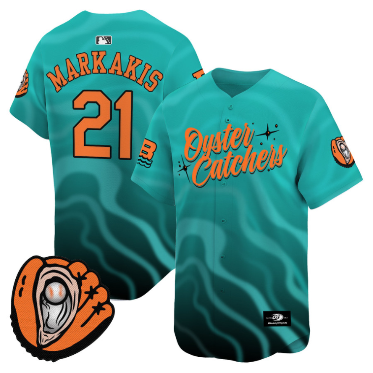 Nick Markakis Jersey #21 Chesapeake Baysox Oyster Catchers Vapor Premier Limited Stitched