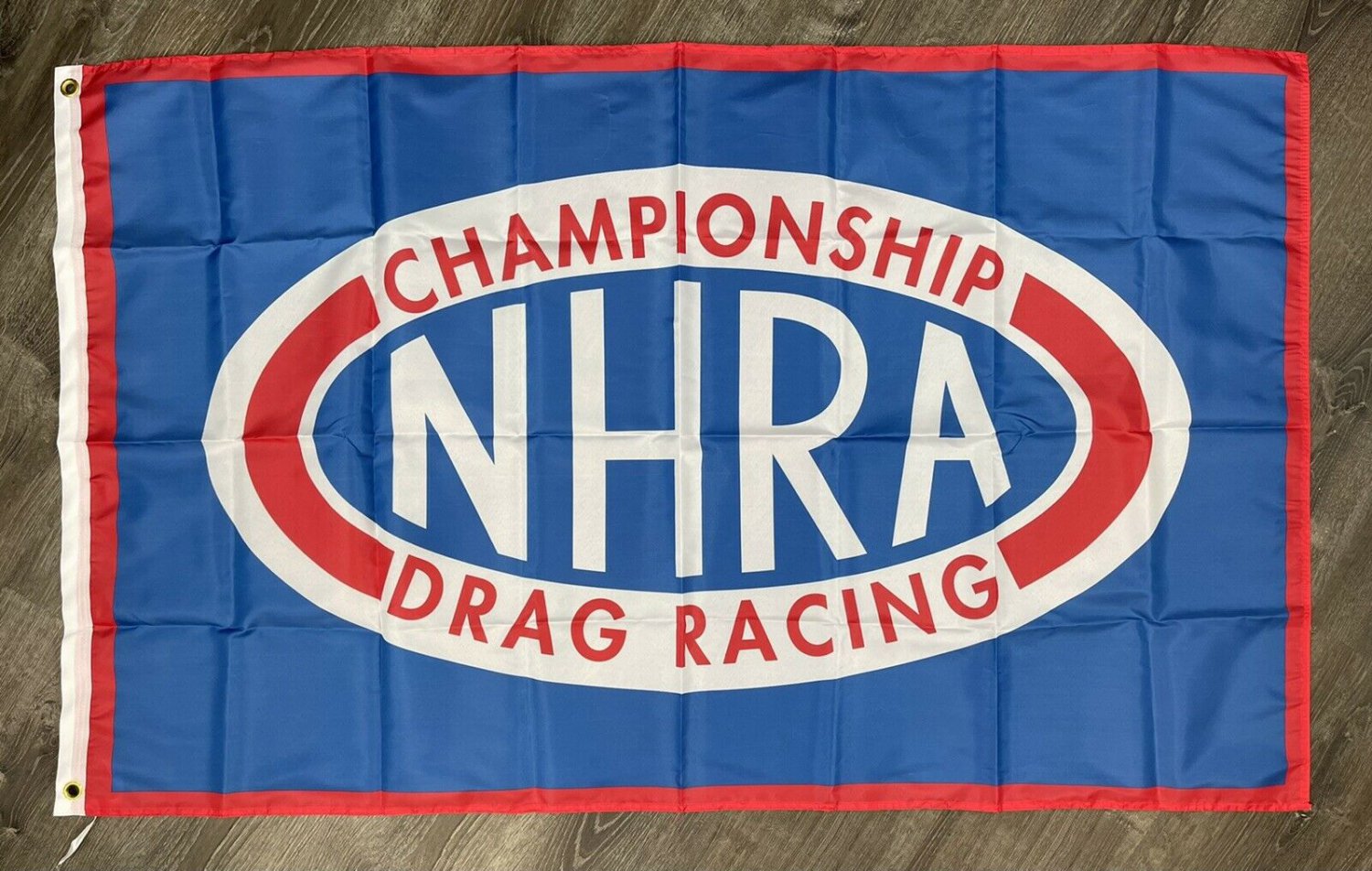 NHRA Racing Flag 3x5 ft Blue Banner National Hot Rod Association Man-Cave