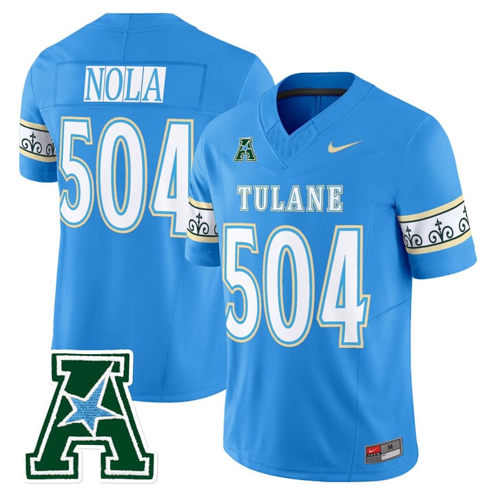 NOLA Jersey #504 Tulane Green Wave 2025 City Edition Limited Stitched