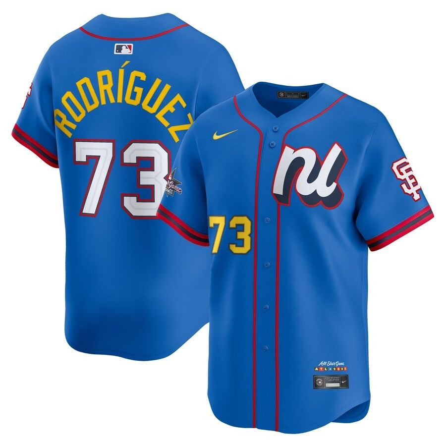 National League Randy Rodriguez Blue 2025 All-Star Game Limited Jersey Stitched