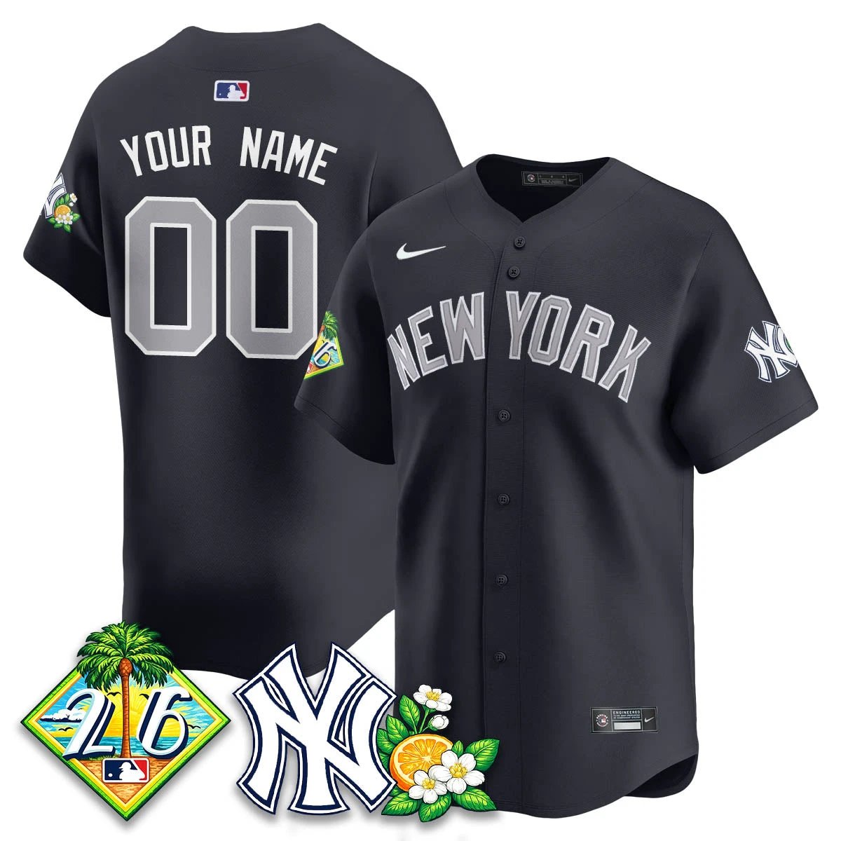 Custom Yankees 2026 Spring Training Vapor Limited Jersey - All Stitched