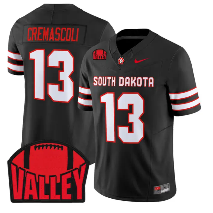 Nevan Cremascoli Jersey #13 South Dakota 2026 Vapor Limited Stitched